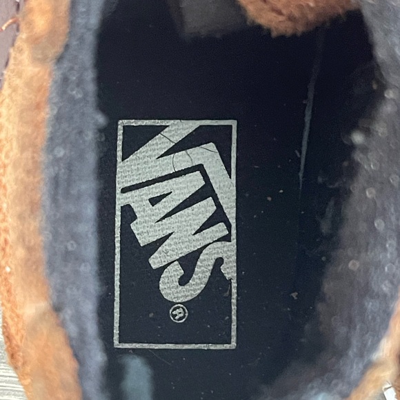 Vans Toddler Sk8-Hi Zip Glazed In Ginger Brown Sneaker Skate Shoes Size 8 - Picture 10 of 11